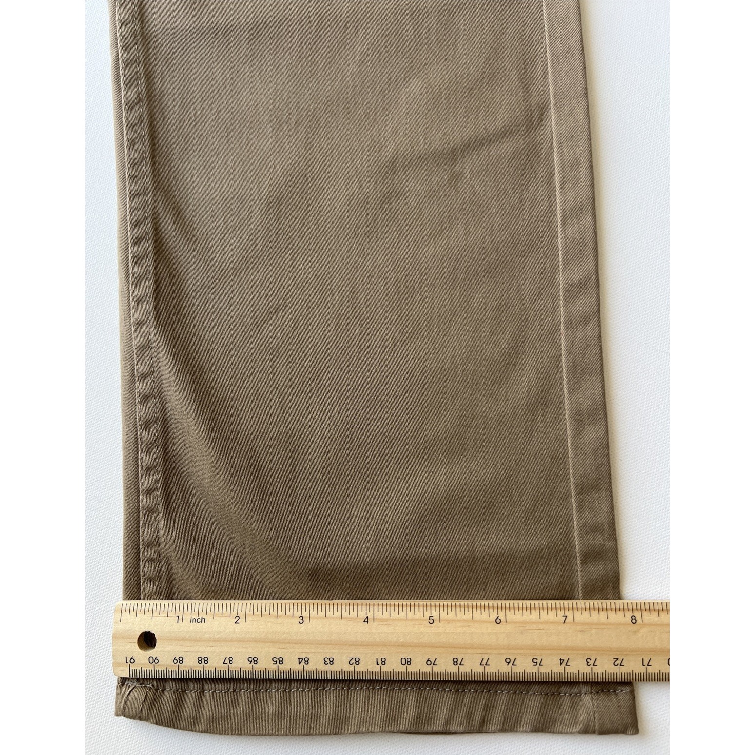 Ccs Jeans Mens 38x30 Slim Fit Stretch Skater Tan Khaki Y2k 90s Nwt New Casual — image 4 of 8